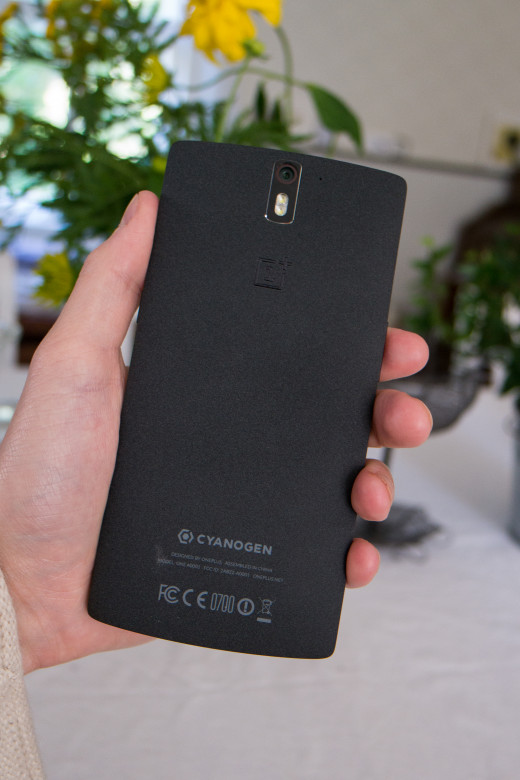 The Sandstone black on the Oneplus One