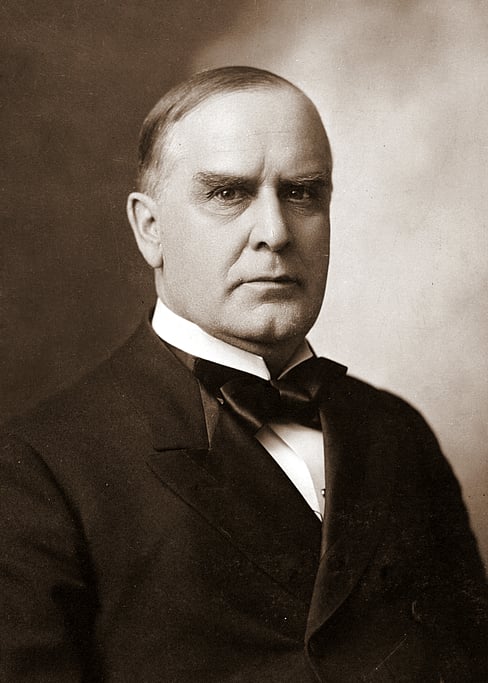 President McKinley looks a little like either animal. 