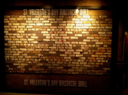 Wall From Saint Valentine's Day Massacre At Mob Museum