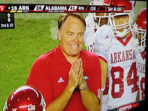 Houston Nutt coached at Arkansas and then Ole Miss. Now? Who knows?
