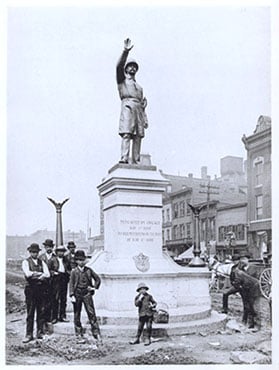 Haymarket Riot Monument, by John Gelert, 1889