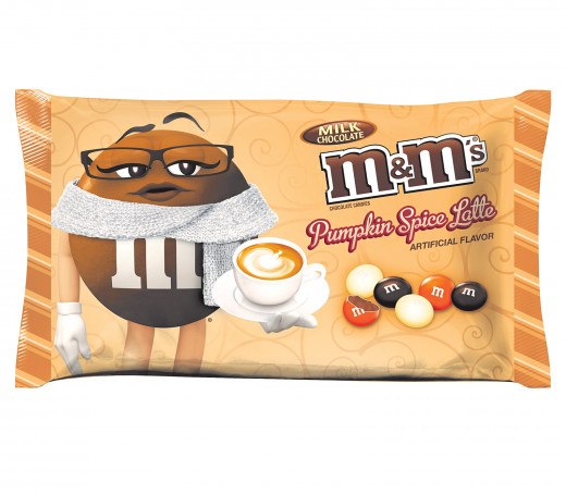 Pumpkin spice latte m&m's