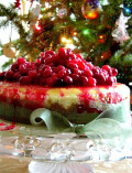 Gourmet Cranberry Grand Marnier Cheesecake | Cranberry Cheesecake