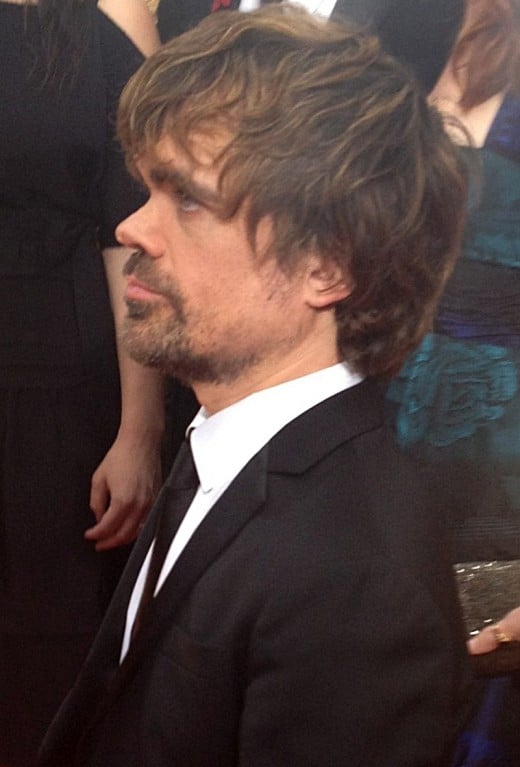 Image was cropped from a picture taken by Daniel Henandez of Tina Fey and Peter Dinklage