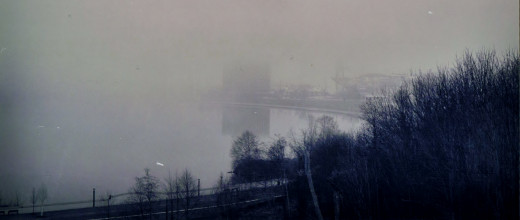 Darkness falls on the city