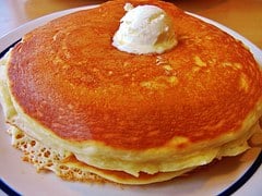 Fluffy pancakes cooked to perfection