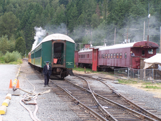 Leaving the station