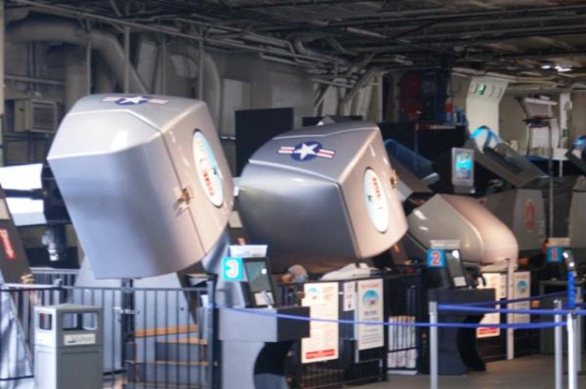 Flight Simulators Aboard USS Midway Museum