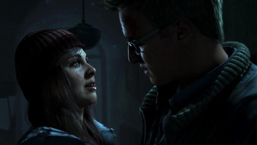 Two of the cast, Ashley and Chris