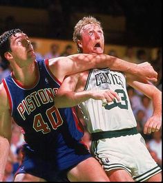 Bill Laimbeer and Larry Bird, NBA 