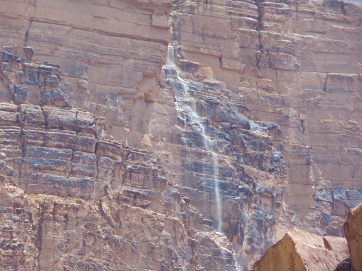 That really is about a two to three hundred feet of falls in the upper end of the Grand Canyon - flash flood.