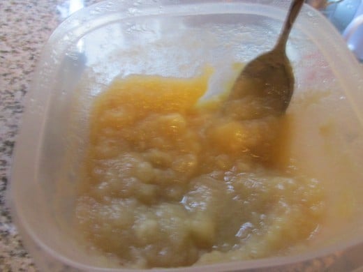 Homemade applesauce