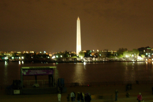 Washington, DC  by night, April 2008.