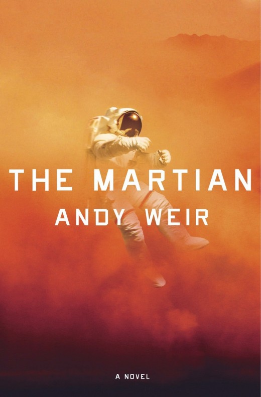 The book cover for The Martian