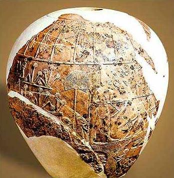 Canopic Jar-Storage for the Internal organs of the Dead guarded by Scorpion