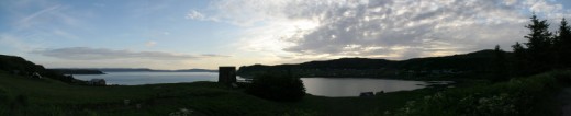 Sunset over Uig