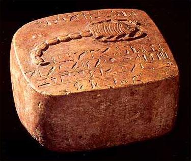Ancient Scorpion in StoneTablet