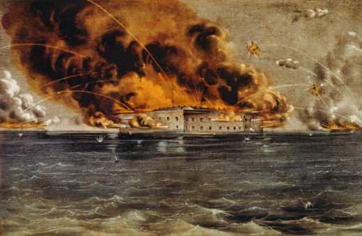 The Bombardment of Fort Sumter