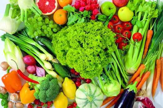 Healthy Lifestyle-Fresh Fruits and Veggies everyday!