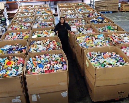 Picture of a food bank.