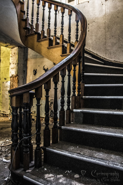 The west stairs  The west stairs