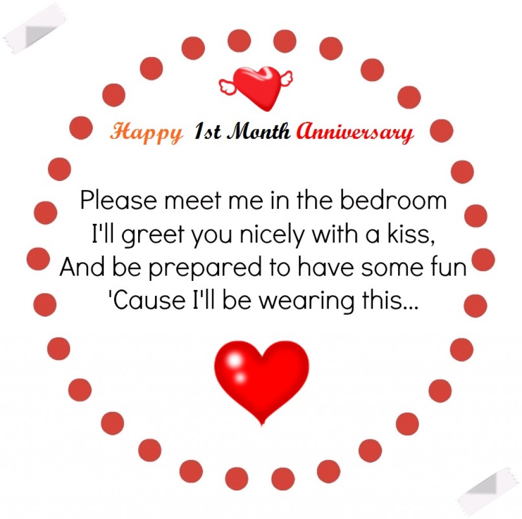 Happy One Month Anniversary Poems and Quotes | Holidappy
