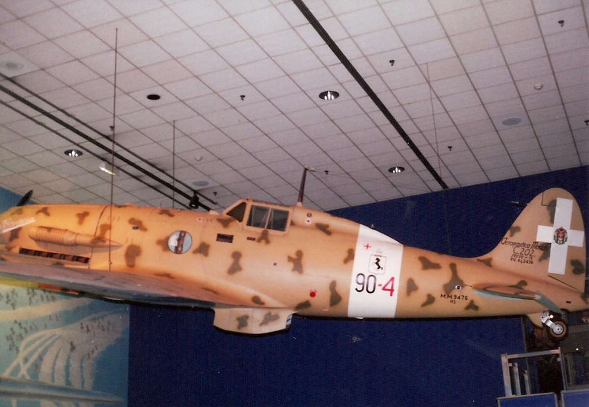 The Macchi C.202 in the National Air & Space Museum, Washington, DC, May 2000.