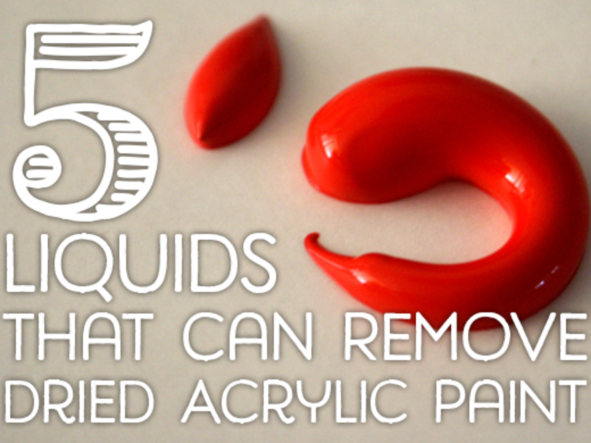 Remove Dried Acrylic Paint