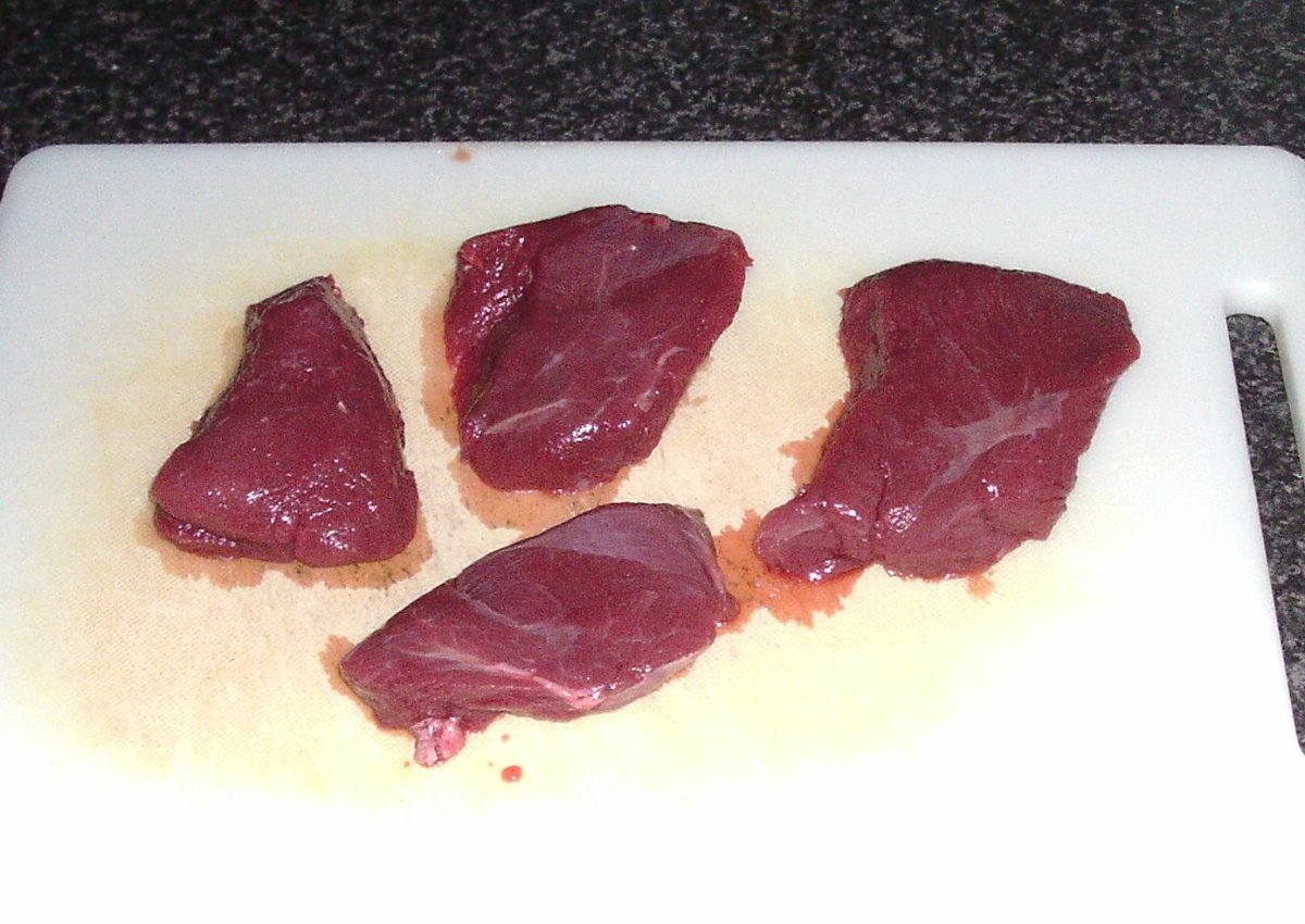 Kangaroo leg steaks