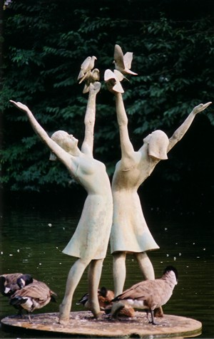 Women and Doves, by David Norris