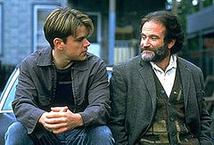 Matt Damon and Robin Williams 1998