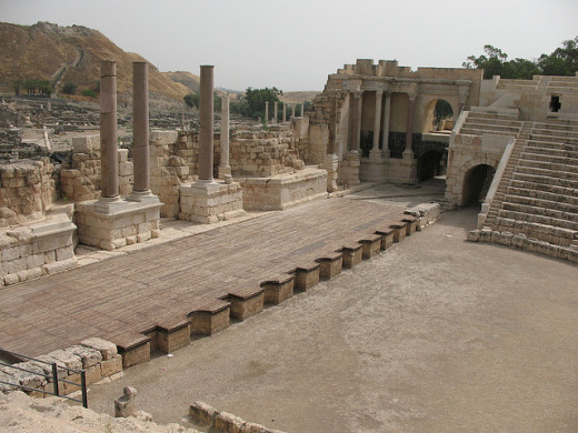 Beit She'an Theater stage