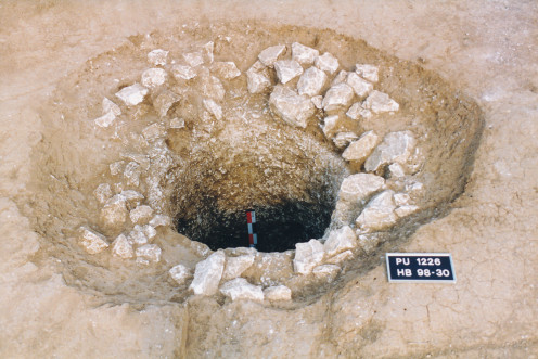 A fully excavated well feature from Henin Beaumont, Northern France - Roman period.