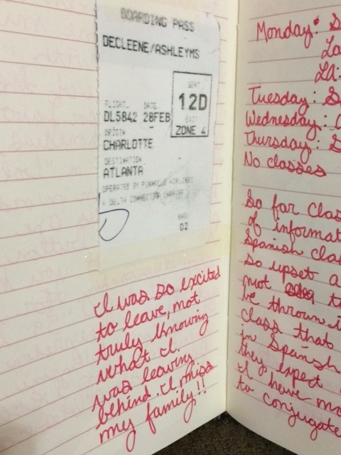 Plane Ticket Stub from Atlanta, Georgia to Buenos Aires, Argentina