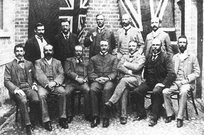 The directors of the De Beers Consolidated Mining Company, 1893 (Cecil John Rhodes on the middle/front) 