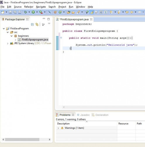 Type-above-program