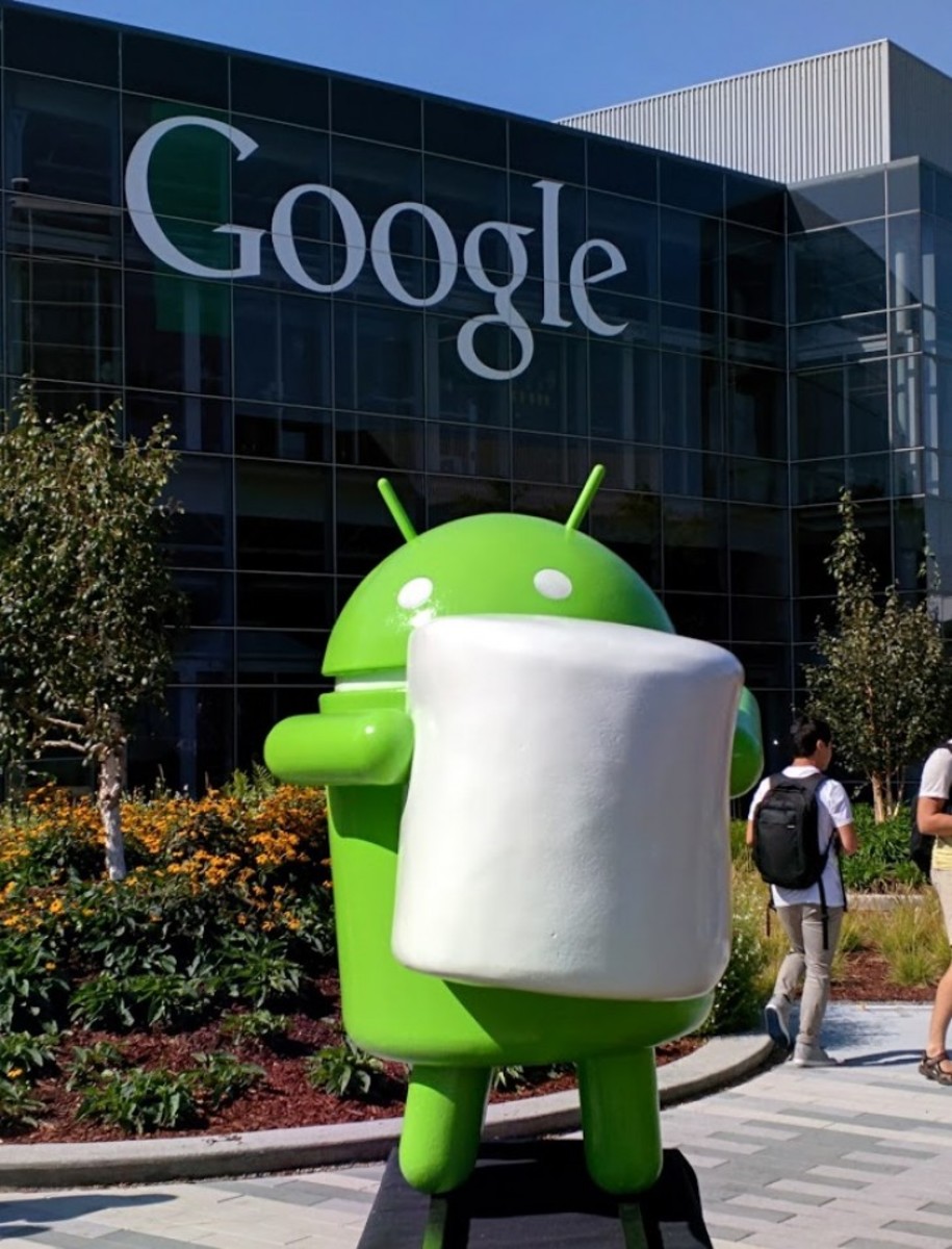 Android 6: Marshmallow mascot on Google Campus