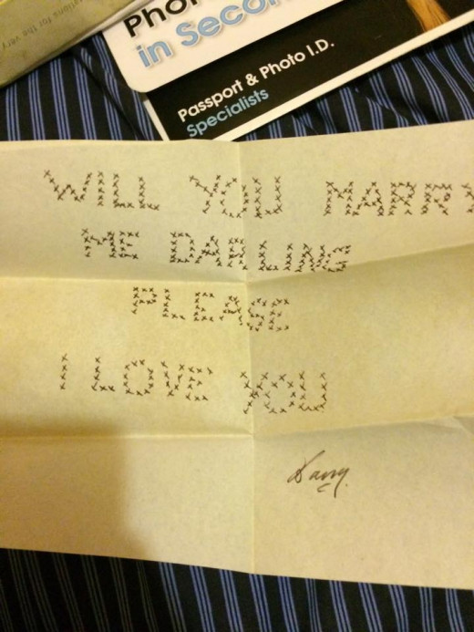 Harrys proposal letter