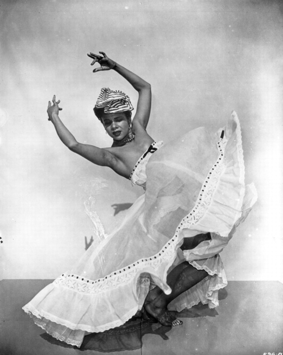 Katherine Dunham was not only dancer but an anthropologist as well. She did her field work in the Caribbean islands of Haiti  and Jamaica.  During her time in those islands, Dunham back to move she observed to the United States.