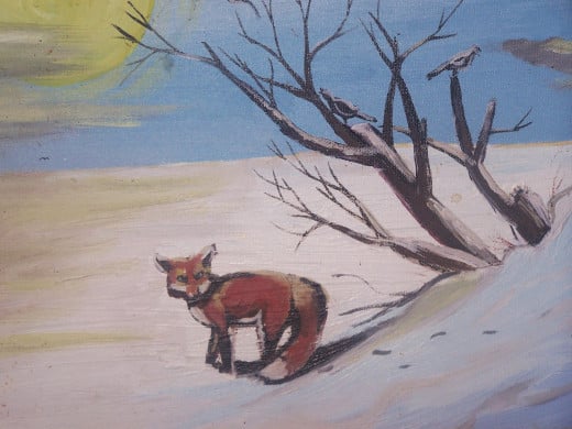 The red fox roamed the countryside without fear...