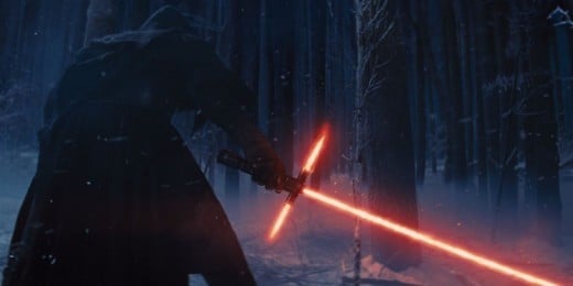 Kylo Ren's lightsaber from The Force Awakens