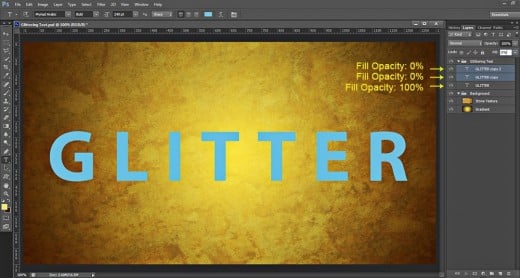 Create Glittering Text with Extra Heavy Canvas Pattern in Photoshop ...