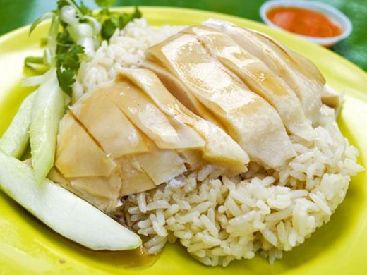 A typical presentation when you order from a hawker center