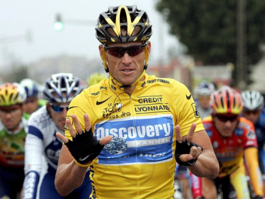 Lance kindly shows us how many Tour victories he lost due to his cheating