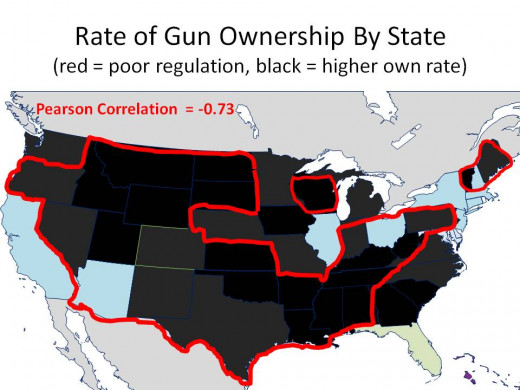 THE STATES COLORED BLACK ARE THE SAME STATES WITHIN THE GREEN OUTLINE IN CHART 3 PLUS THE NEXT LEVEL UP.    THE RED OUTLINES THE STATES FROM CHART 2 - CHART 5