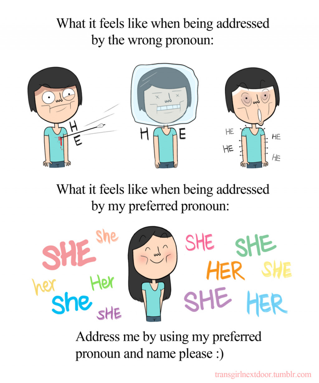 Pronouns and Transgender People