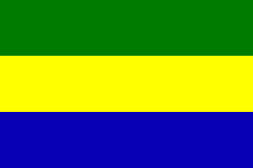 National Flag of Gabon 