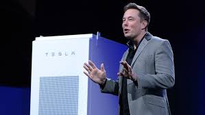 The Tesla Powerpack will provide utility-scale power storage for renewable energy storage and other backup power uses.