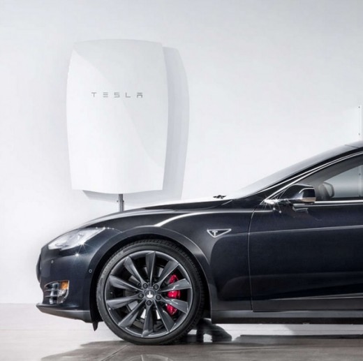 Tesla Powerwall is a smaller less expensive battery storage offering aimed at homeowners  that is designed to hang on a garage wall.  