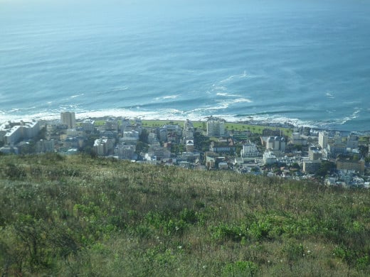 Cape Town from the top of Signal Hill